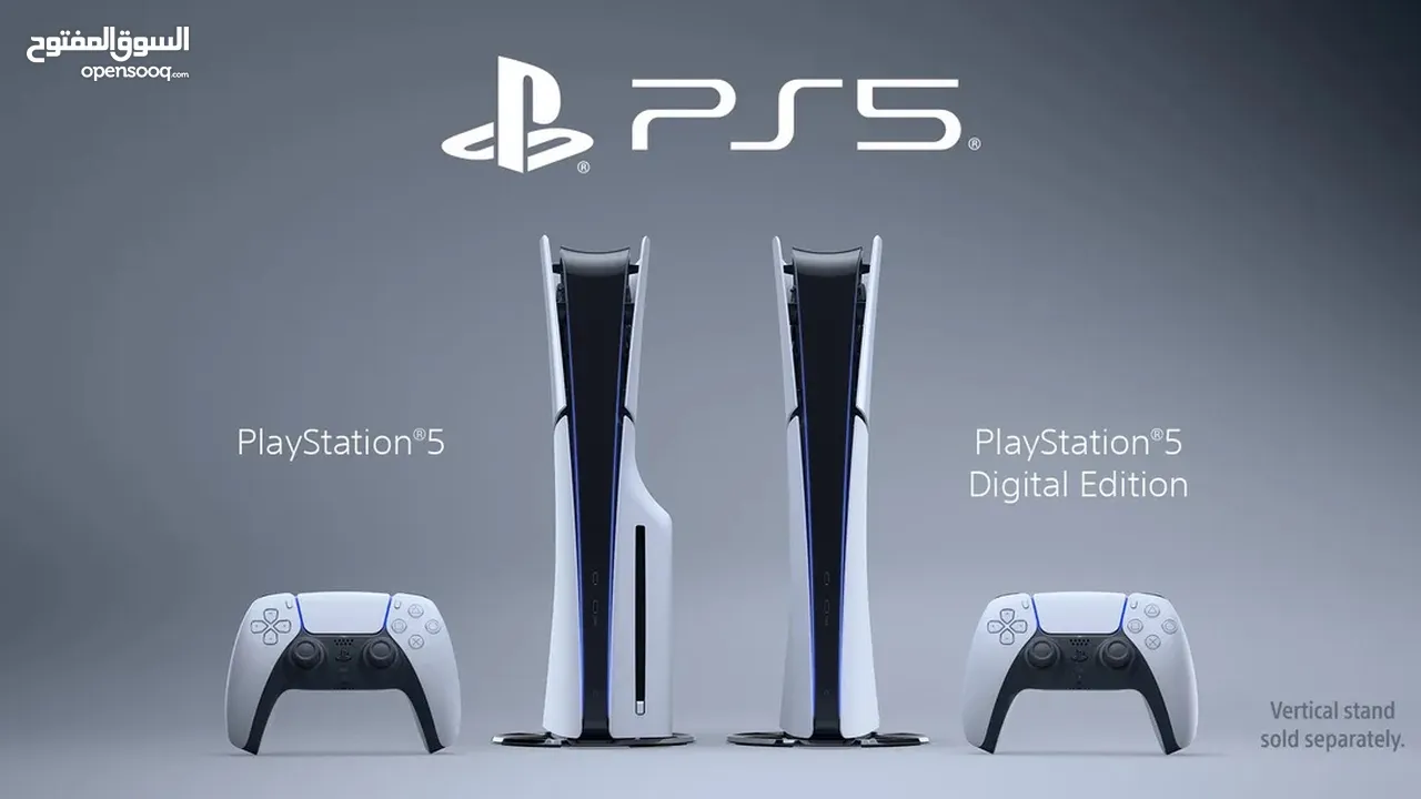 PS5  2 controllers  1TB digital edition