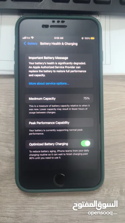 IPHONE 8 PLUS 64GB BATTERY HEALTH 75%