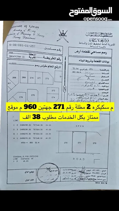 ولاية صور : اراضي مركز المدينه