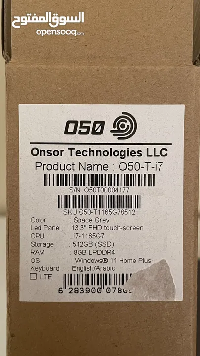 لابتوب عُنصر  Onsor O50 Windows 11 laptop