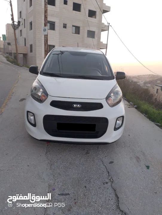 كيا مورننغ 2015 بحاله الوكاله بالنايلون