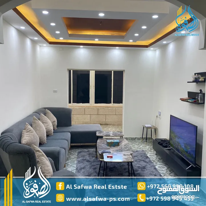 شقه مفروشه للايجار بتونيا قرب دوار المدارس