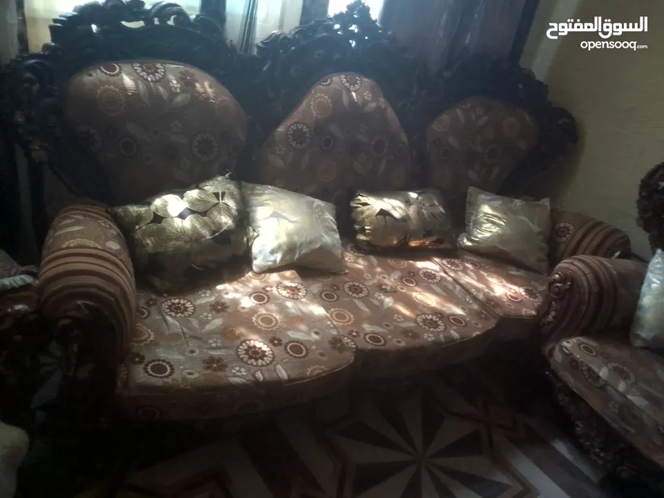طقم كنب مستعمل نضيف