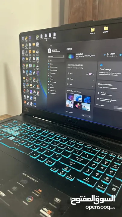 لابتوب ASUS TUF A17 للألعاب  Ryzen 5 + GTX 1650