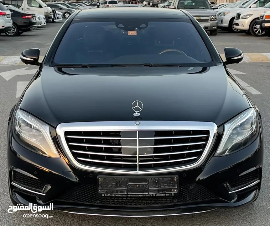 Mercedes-Benz S500 V8 4.7L Full Option Model 2014 Car very clean free Accident (agency status)