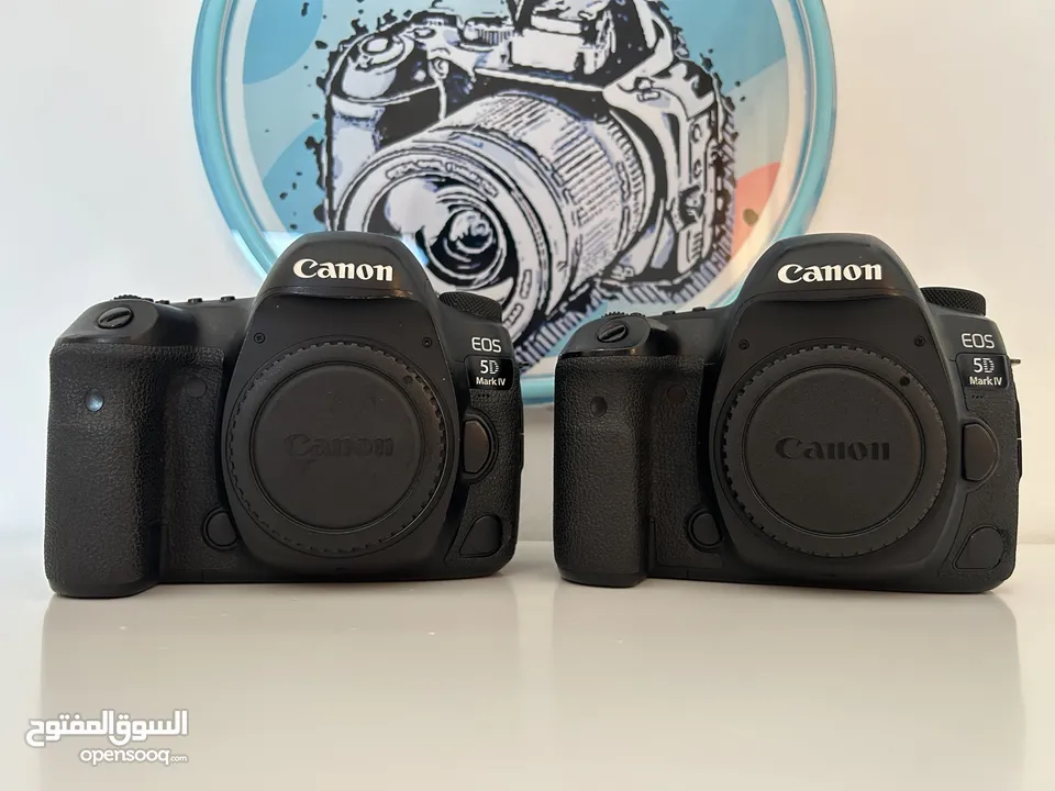 كاميرا Canon 5d iv مستعمله بحال الوكاله تماما للبيع