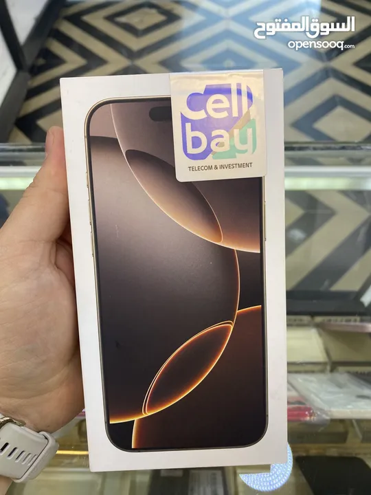 Iphone 16 pro max 256 new new //// ايفون 16 برو ماكس 256 جيجا جديد مسكر بالكرتونة اقل سعر بالاردن