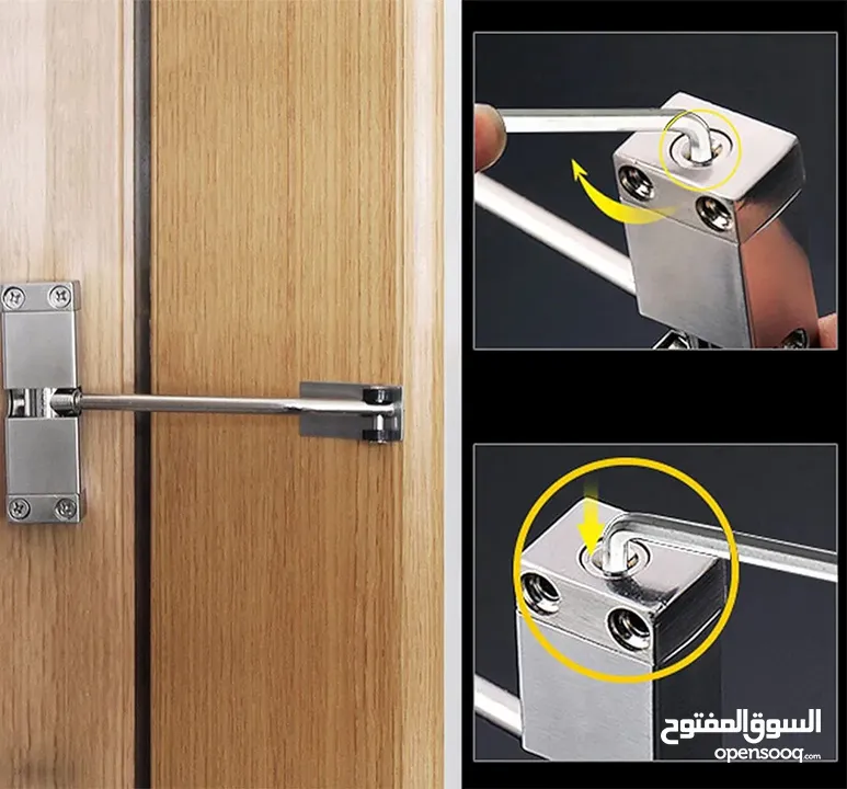 رداد الباب الاوتماتيك ستانلس ثقيل بأقل الأسعار