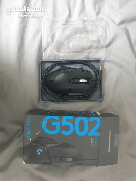 ماوس g502 hero مع استشعار يصل الى 25k dpi و ازرار. قابله للتخصيص  الماوس جديد للبيع
