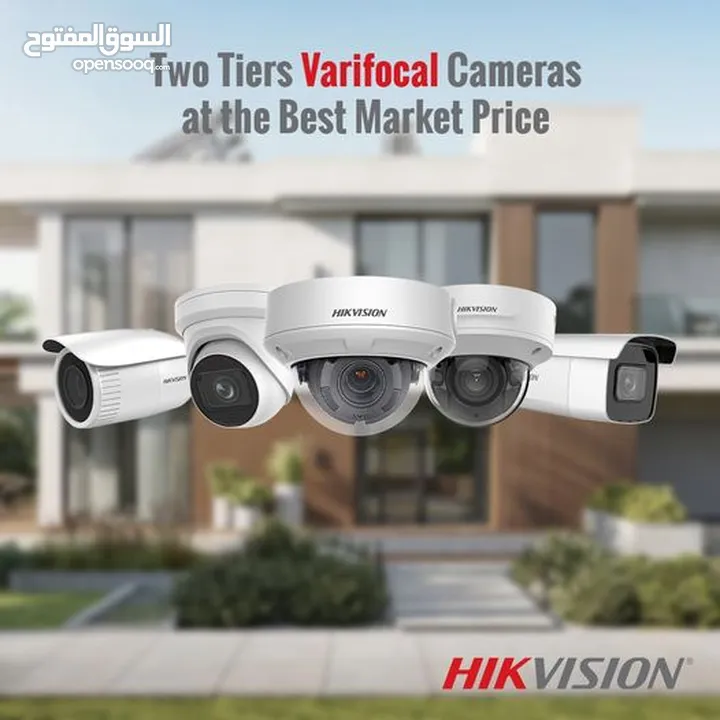 كاميرات مراقبة 2 ميجا بكسل ملون 24 ساعة 4 كاميرات مكفولة 2 سنة HIKVISION 2MP Colorful Bullet Camera