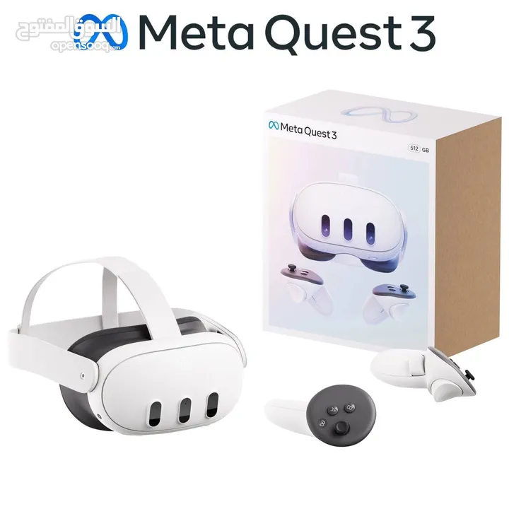 Meta Quest 3 512GB VR Mixed Reality جديد