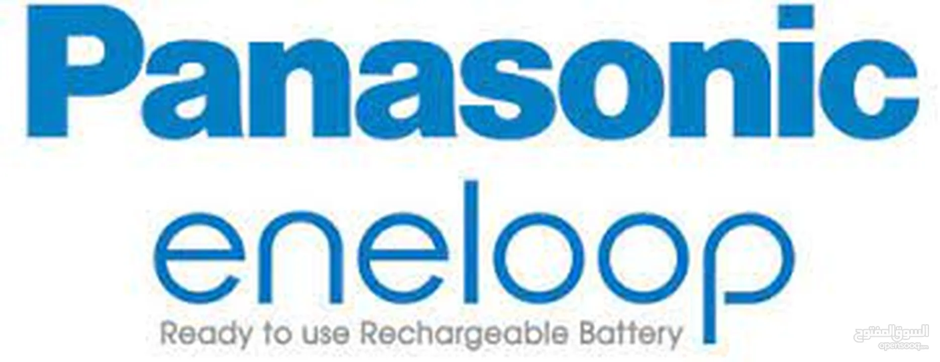 Panasonic Battery Charger شاحن بطاريات بناسونك صناعة اليابان مع بطاريات شحن عدد 2 قياس AA