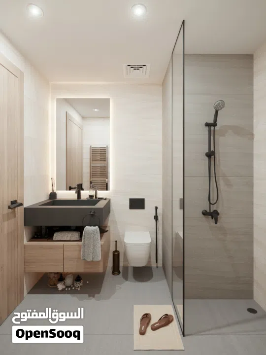 متوفر شقه للبيع غرفه وصاله وغرفه خادمه بالجميرا تشطيب سوبر بأقل سعر واسهل طرق السداد