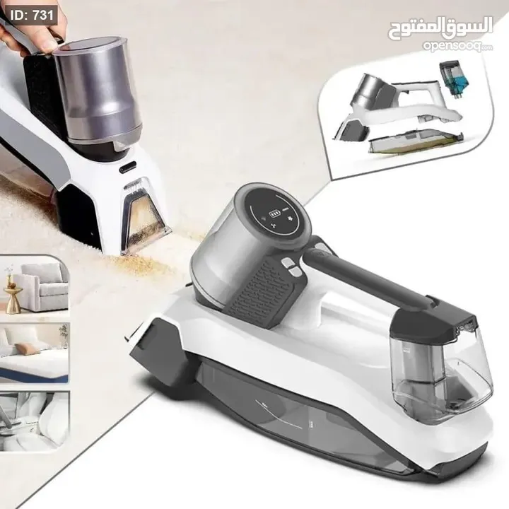 مكنسة السجاد والكنب اللاسلكية GOPLEN – أداء قوي بتصميم عصري!   ودّع فوضى الأسلاك ومتاعب التنظيف