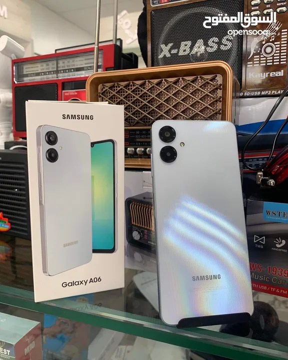 مستعمل ايام Samsung A06 رام  8 و 12 جيجا 64 و 128 أغراضة والكرتونه الأصلية متوفر توصيل
