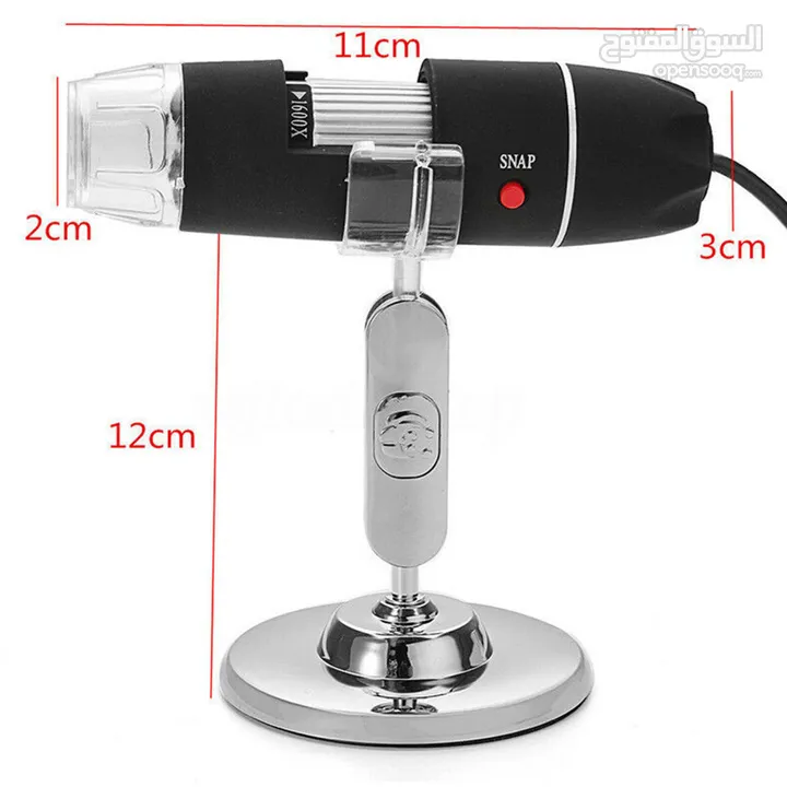 1600X Zoom 8 LED USB Microscope Digital Magnifier Endoscope Camera Video Stand - 50 JD