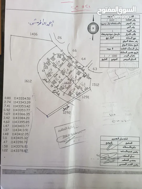 قطعة ارض مميزة في الجويدة (حي الباير) للبيع