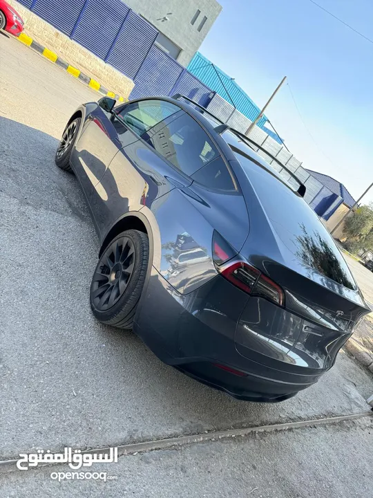 Tesla Model Y 2021 Long Range Dual Motor   B+جمرك جديد ، فحص كامل اوتوسكور