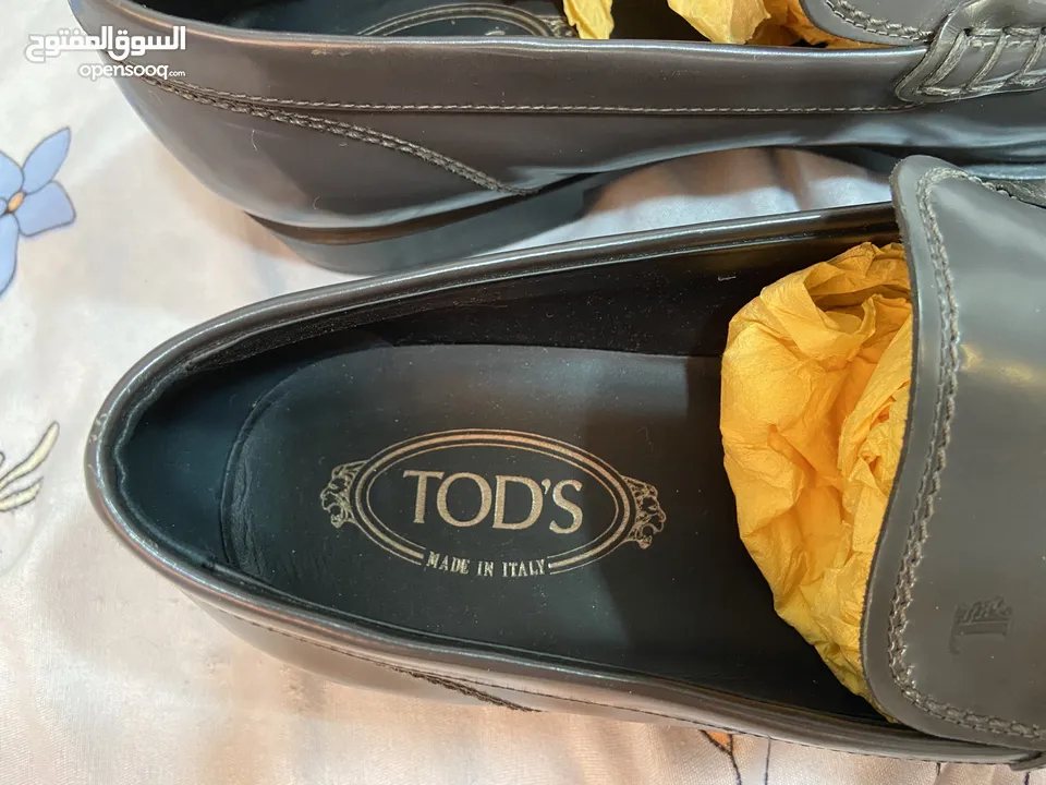 Luxury Premium TOD’S Men Leather Loafers - Grey - Size 42