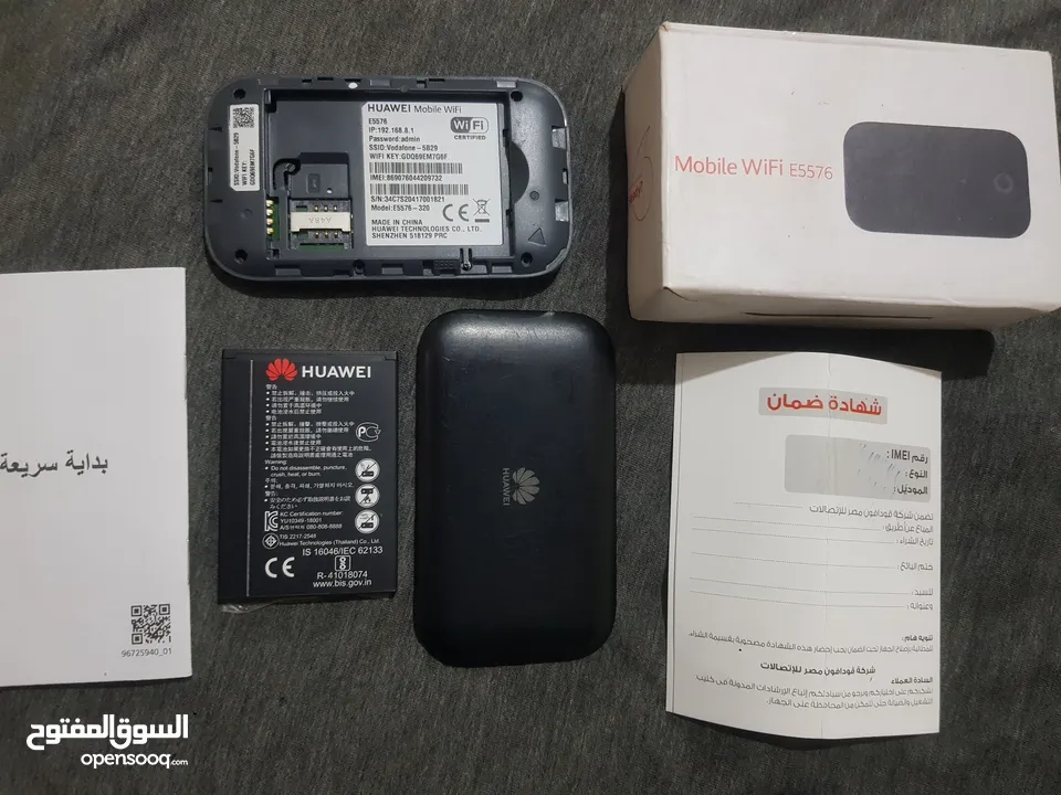 huawei mobile wifiE5576-320 بالعلبه والضمان