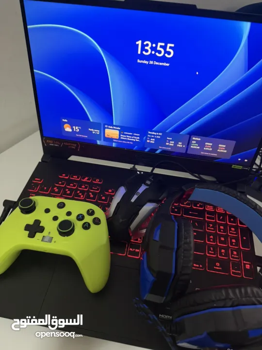 Asus Tuf Gaming F15,1 TB SSD , 32g Ram , 6G graphic card,144HZ screen