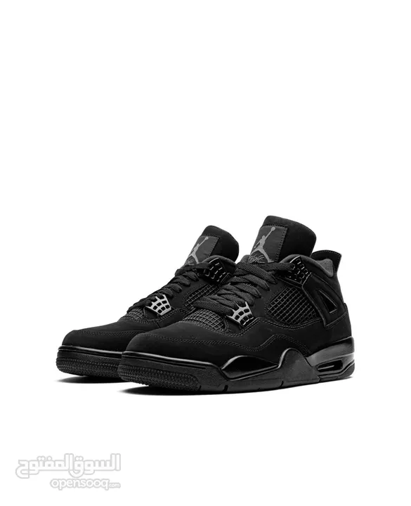 Air Jordan 4 - air Force black and white