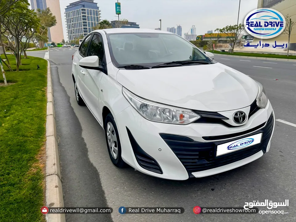 TOYOTA YARIS 1.5E  Year-2019  Engine-1.5L  Color-White