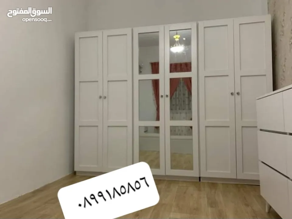 خزائن ملابس خشب لامنيت 18م الون حسب الطلب جميع المقاسات مع إمكانية تغير الون