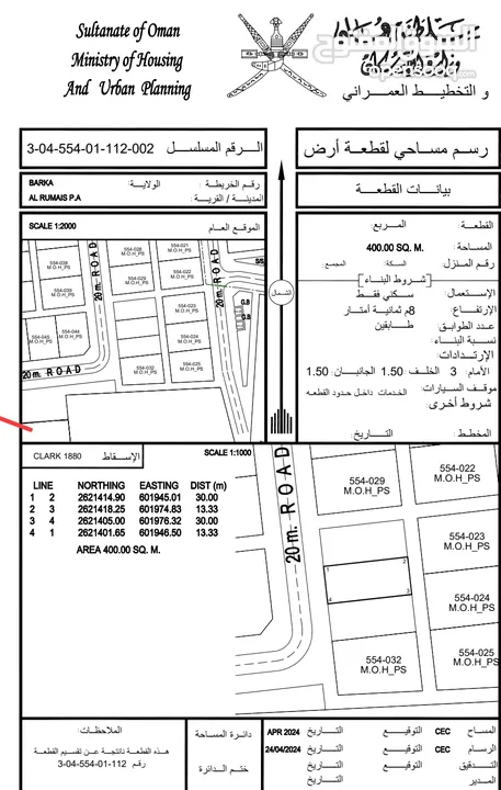 للبيع ثلاث اراضي شبك في الرميس