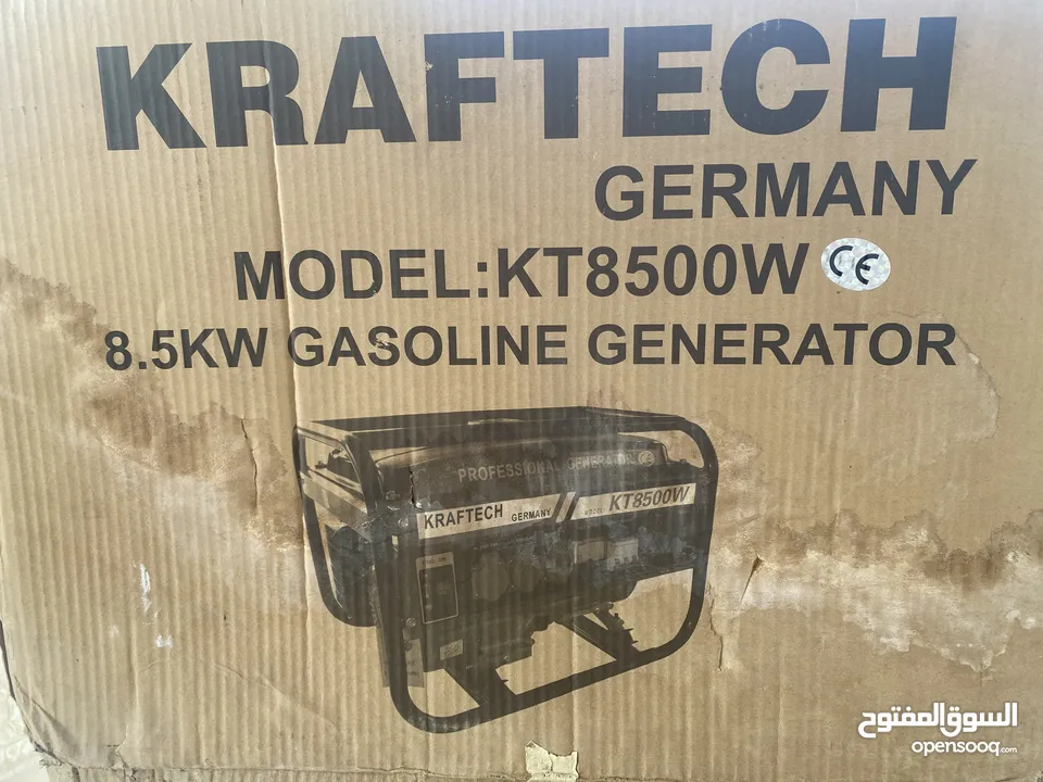 مولد كهرباء Kraftech الألماني 8500W بنزين