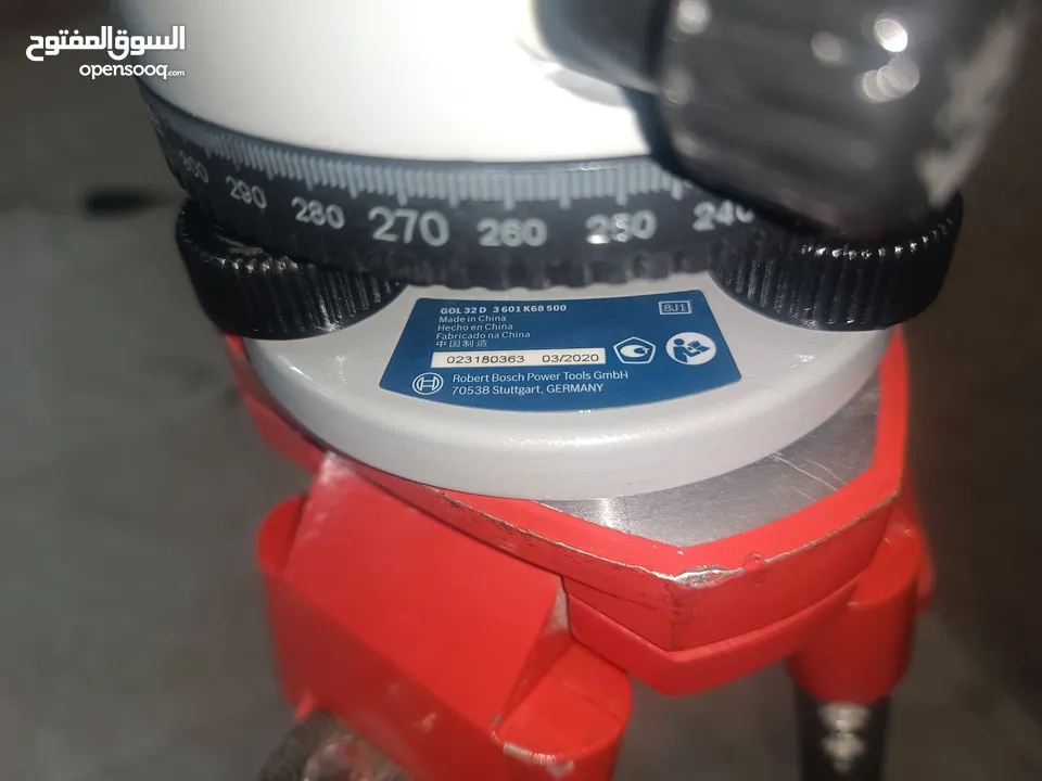 ميزان قامه بوش مع حامل ثلاثى مع مسطره 5 متر صيني BOSCH GOL 32D + BT160 + GR500  ...... .............