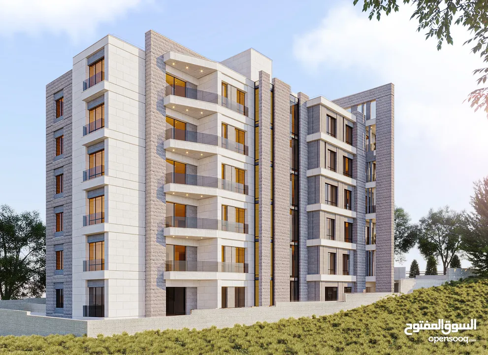 شقة 120 متر مع مدخل خاص للبيع في الشرفة بالقرب من شارع القدس و المدارس الانجليزية و حلويات ايفيل