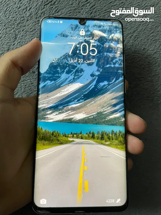 هواوي P30 Pro مستعمل بحالة الجديد الجهاز ولا خدش 128GB  للتواصل