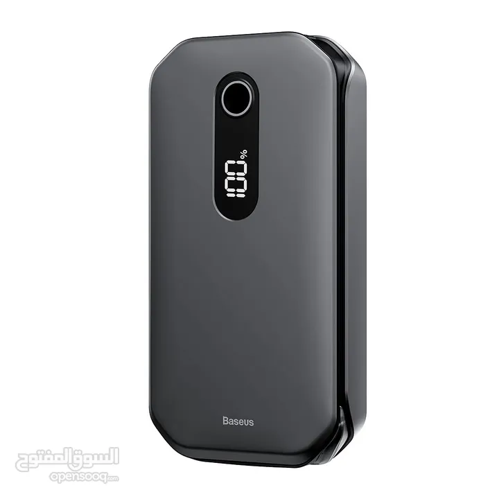 مشغل بطارية سيارة + باور بانك للطوارئ بسعة 12000mAh – ضروري لكل سيارة