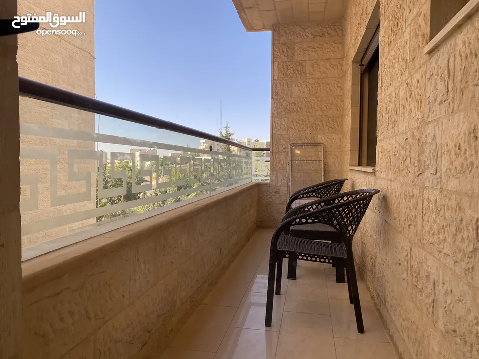 شقة فخمة مفروشة كامل للإيجار-طابق أرضي-110م-خلدا