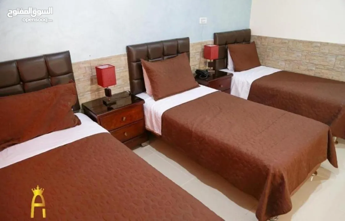 غرف فندقية مفروشة للايجار وسط البلد عمان