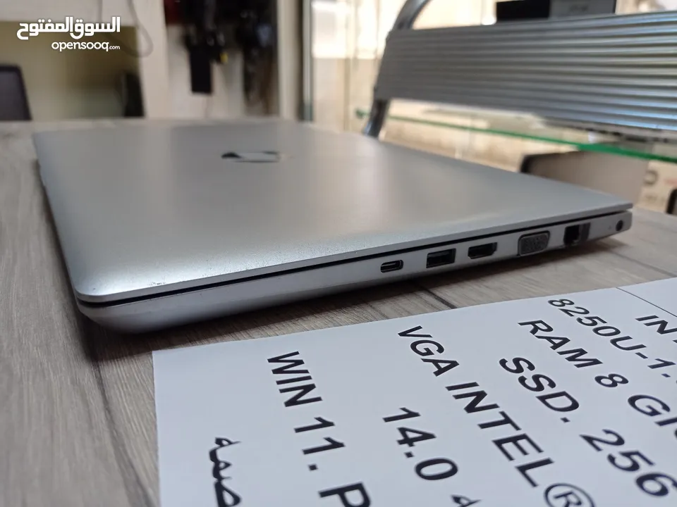 HP PROBOOK CORI5 الجيل الثامن RAM 8 GB DDR4 SSD 256 NVME جهاز  جدا بضمان 30