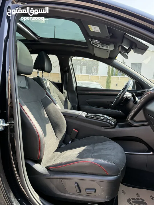 هونداي توسان NLine ترخيص 2022 محرك 1600 هايبرد plug in/يقطع على الشحنه 65 كيلو متر 271 حصان