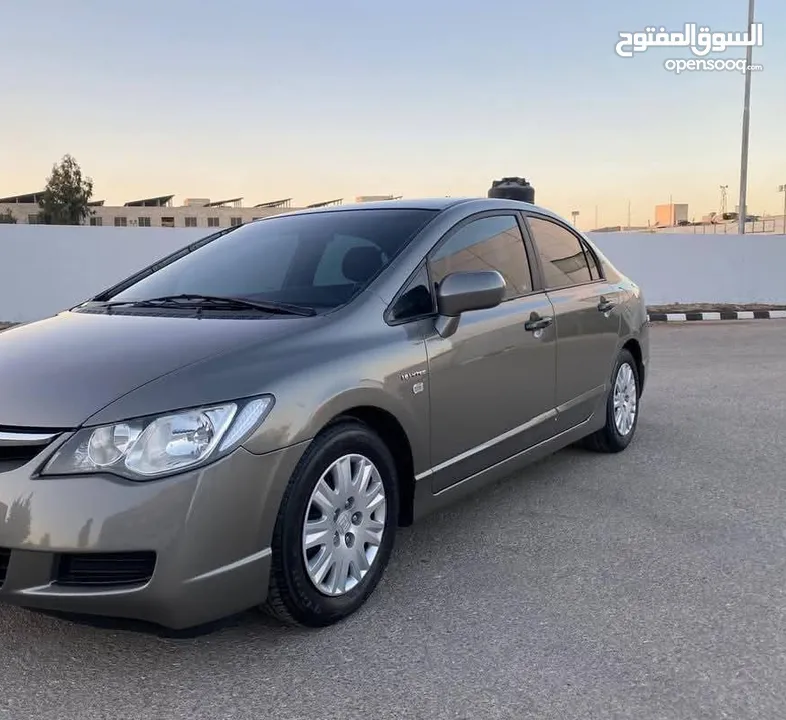 جنط هوندا سيفيك موديل 2008مع طاسات