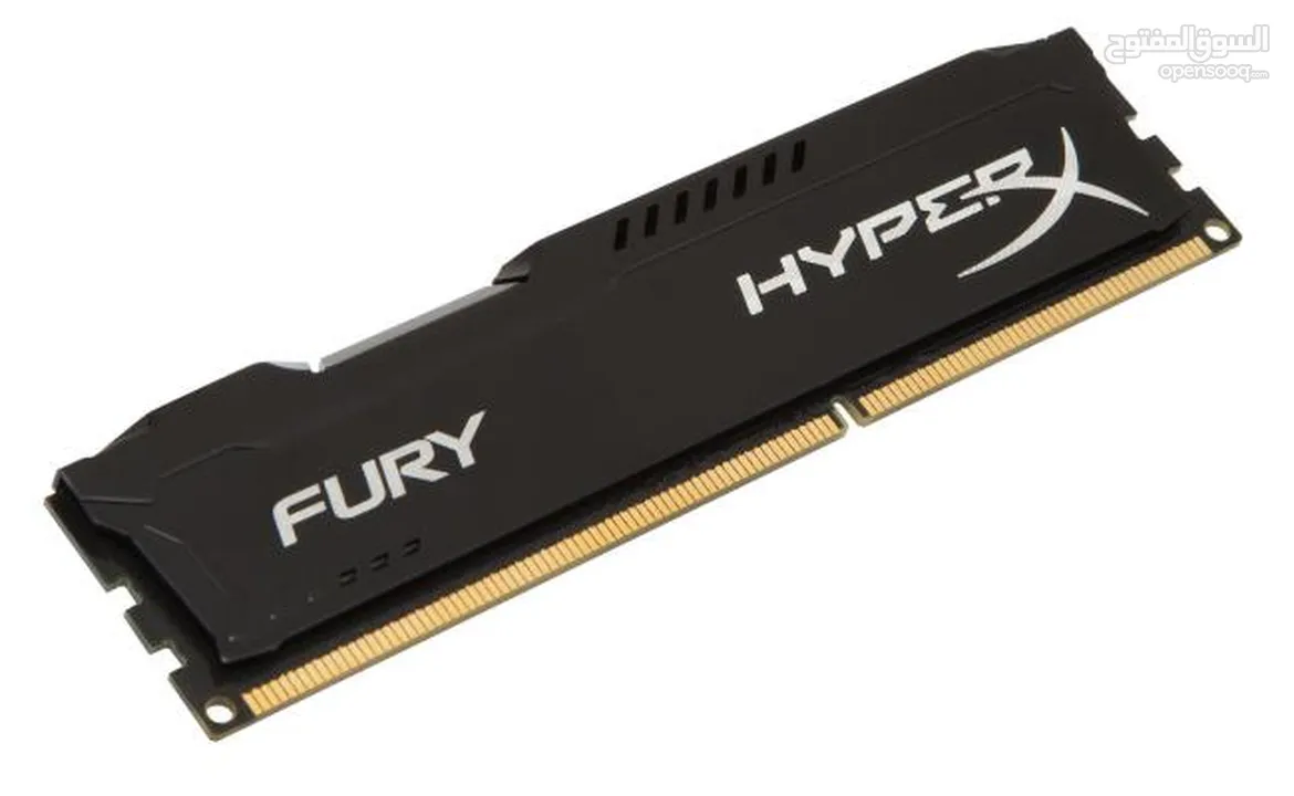 Ram HyperX FURY 8GB DDR3 1600hz - رام 8 جيجا هايبر اكس