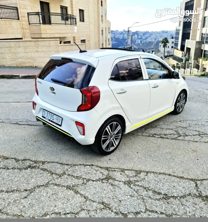 كيا مورنينج 2018  GT LINE فل اضافات فتحة سقف