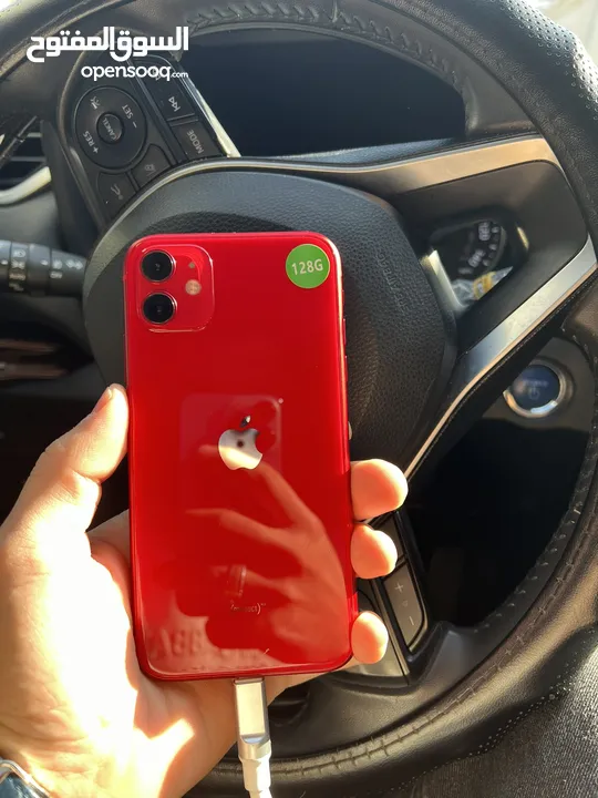 آيفون 11  128GB الجهاز وكالة مش مفتوح ولا مغير اشي