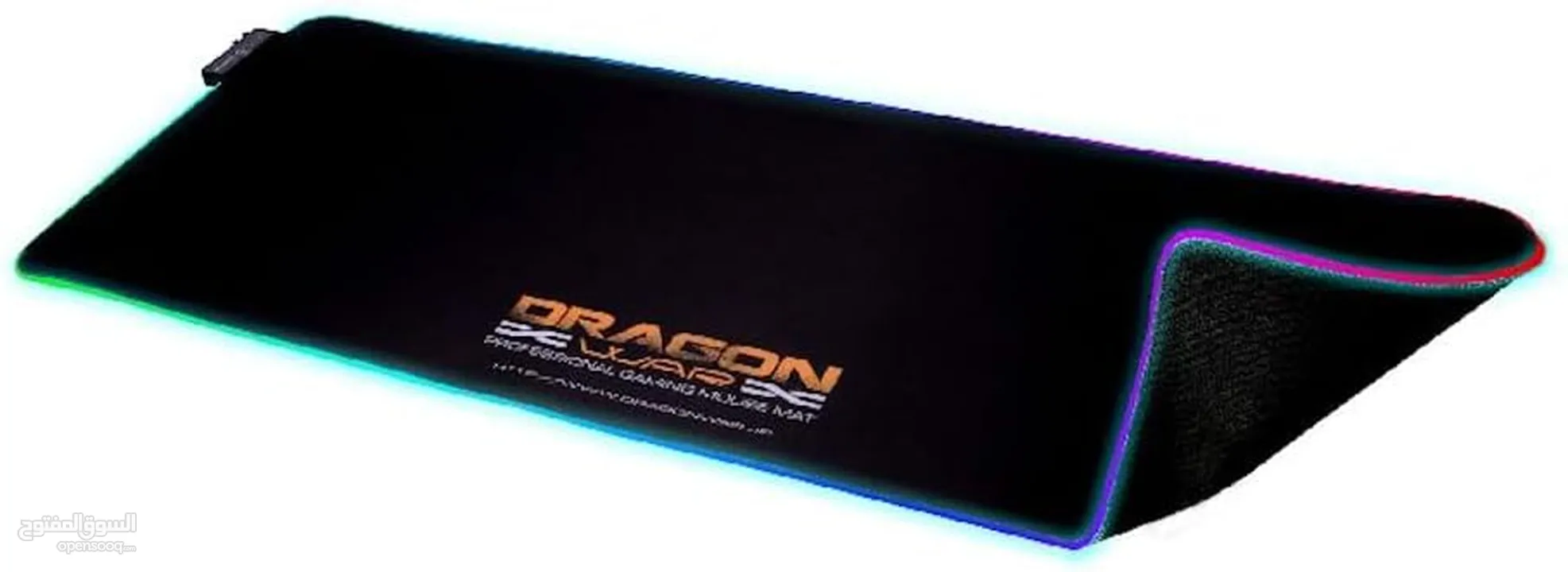 ماوس باد جيمنغ مضيئة Dragon War RGB Mousepad GP-010