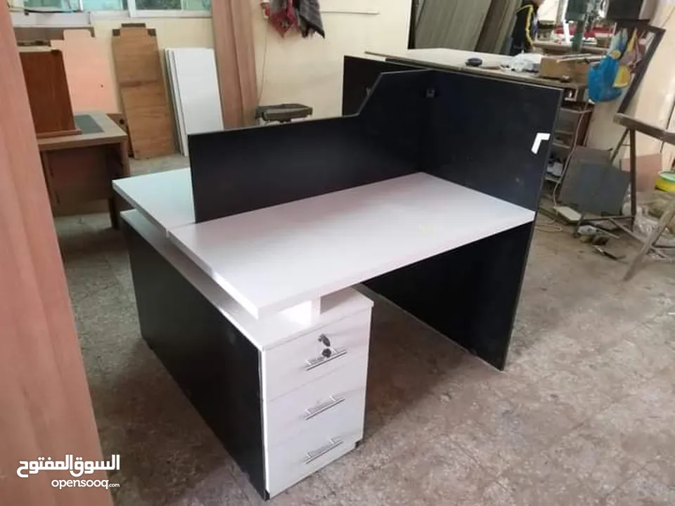 بارتيشن موظفين / ورك ستيشن رباعي  سداسي ثماني حسب الطلب من المصنع مباشرة