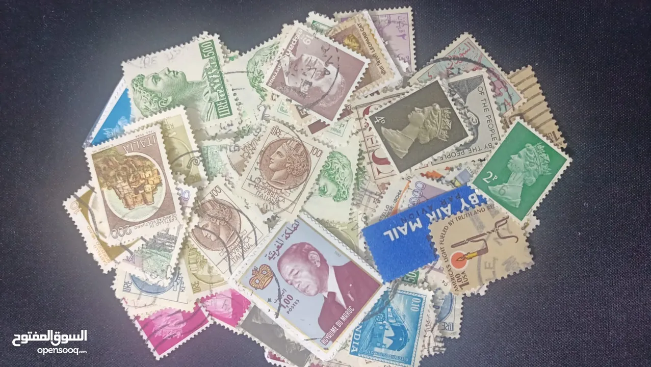 طوابع للبيع متنوعه وغير كمان اللي بالصور