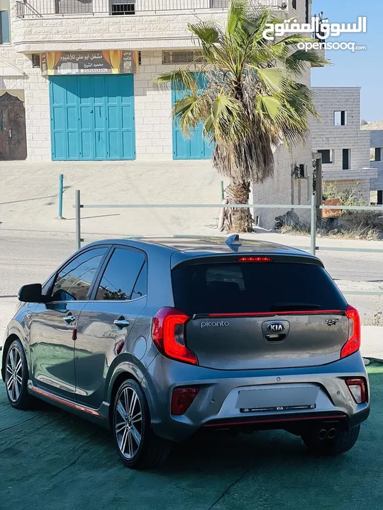 Kia Picanto GTline  امكانية البيع دفعة وشيكات  خدمة التوصيل متوفرة