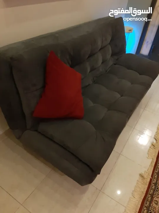 صوفا sofa bed بحاله جيده جدا