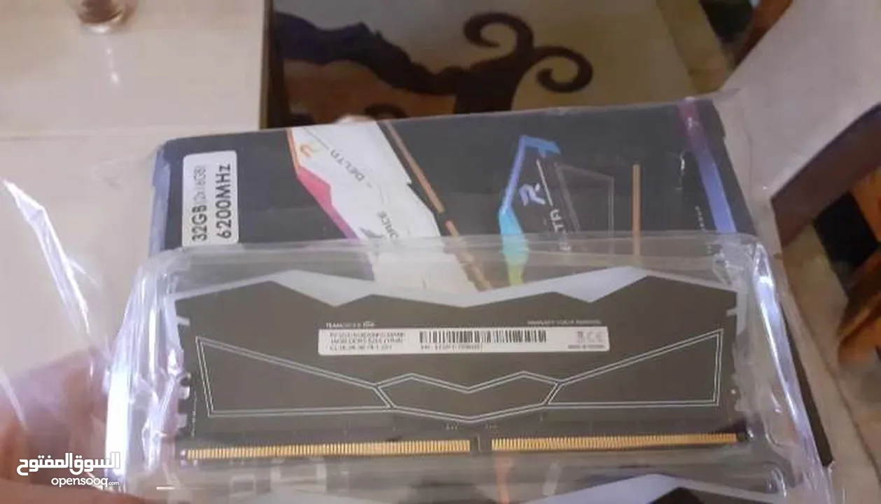 T-Force Delta RGB 16GB DDR5 6200 mhz CAS Latency 38 رام