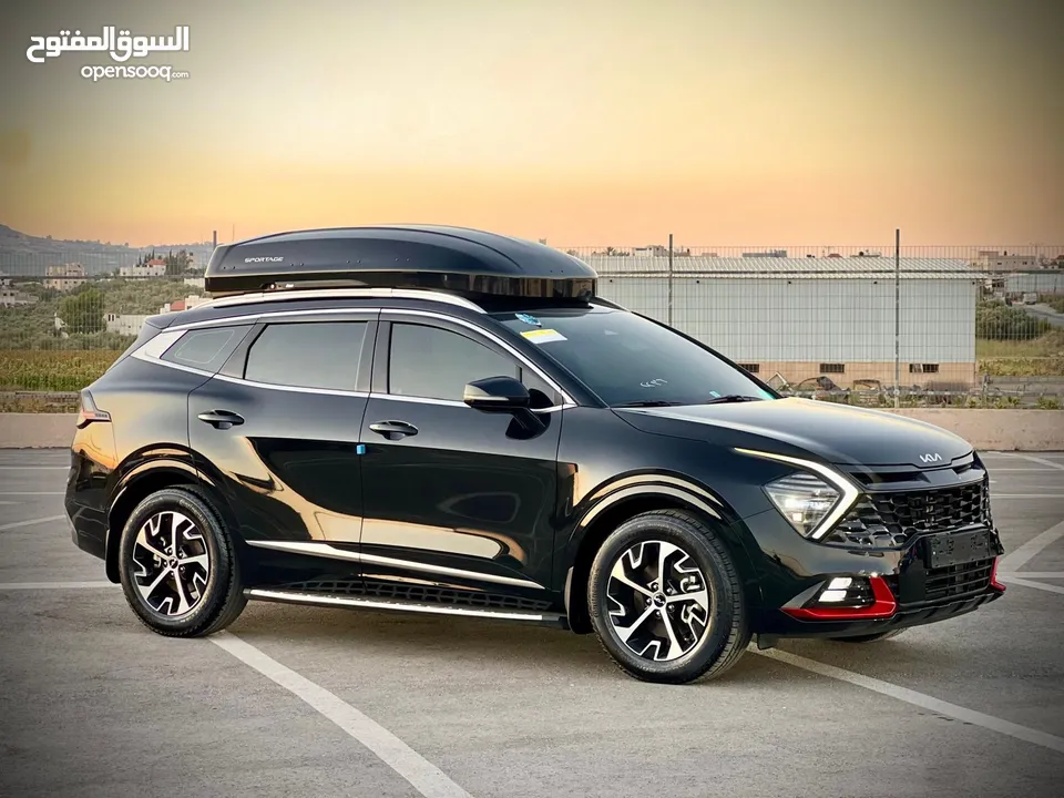 كايا سبورتاج  GT Line/2022 فل بدون فتحة سقف  2x4 ///240Hp بنزين + كهرباء  ( Haybrid) 1600cc