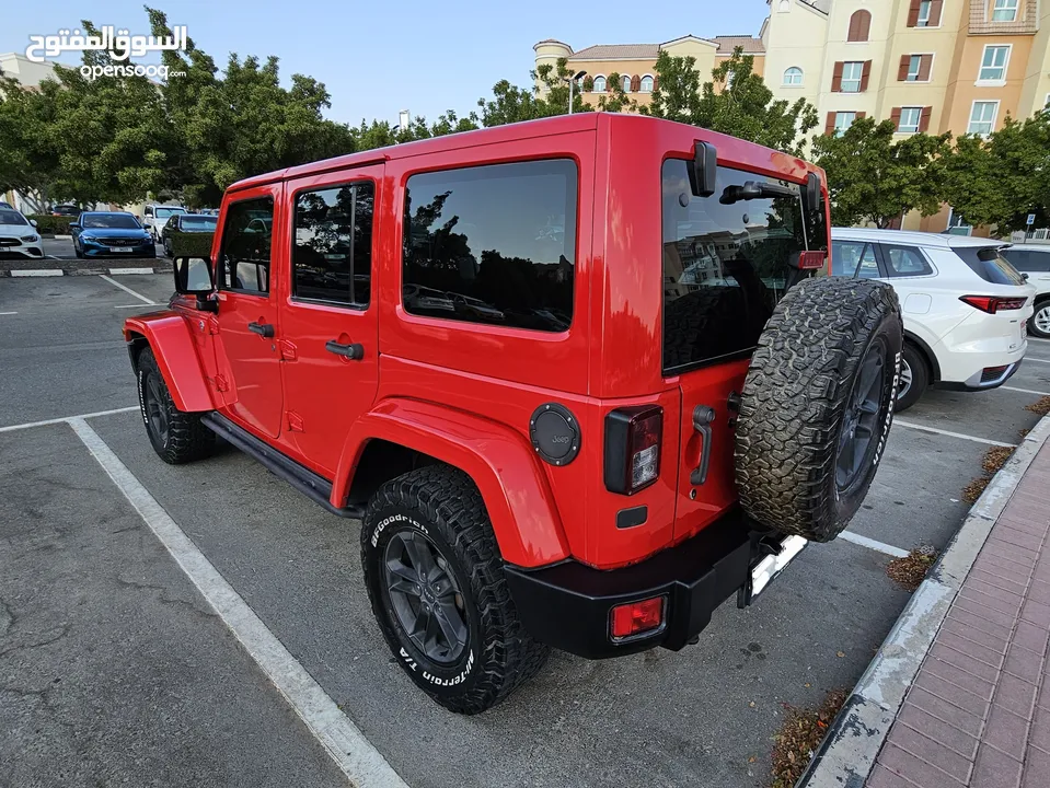 JEEP WRANGLER UNLIMITED NIGHT EAGLE, 2017, 3.6L AUTO, 159000 KMS, GCC, AGENCY MAINTAINED